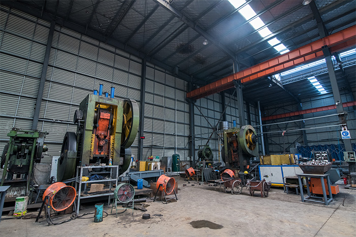 敦化网架配件-锥头加工车间